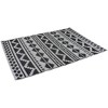 Northlight 4' x 6' Black and White Aztec Design Rectangular Outdoor Area Rug - 3 of 4