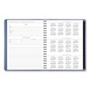 Contemporary Weekly/Monthly Planner, 11.38 x 9, Slate Blue Cover, 12-Month (Jan to Dec): 2025 - 2 of 4