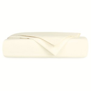 Delara 100% Organic Cotton Percale Weave Fitted Sheet Sets, Smooth & Moisture-Wicking, Soft & Silky Breathable Bedding - 1 of 4