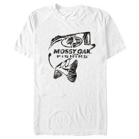 Men's Mossy Oak Black Fish Classic Logo T-shirt : Target
