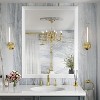 Apmir High-Strength Tempered Glass and Aluminum Alloy Framed French Cleat Mounted Wall Decor Mirror in matte black with 5-Year Warranty - 2 of 4