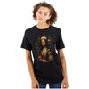 Christmas Mona Lisa Santa Claus Graphic T Shirt Men or Women Brisco Brands - 3 of 4