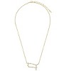 SHINE by Sterling Forever Delicate CZ Constellation Pendant Necklace Gold Gemini - 2 of 4