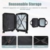 FONTOI 2 Pcs Luggage Sets 20 Inch Carry On Luggage With 14 Inch Cosmetic Case Carry On Suitcase Stylish Rolling Carry On Luggage With Wheels - 4 of 4