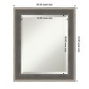 Amanti Art Cottage Beveled Wood Framed Bathroom Vanity Wall Mirror - 3 of 4