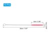 Unique Bargains Nylon Flexible Bendable Long Reusable Drinking Straw 12 Pcs - 2 of 4