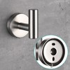 Aquaterior 5-Piece Bathroom Hardware Set Wall Mount Towel Bar Toilet Paper Holder Robe Hook - 3 of 4