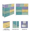 Sorbus Dresser with 9 Drawers - Furniture Storage Chest Tower Unit for Bedroom, Closet, etc - Steel Frame, Wood Top, Fabric Bins - 3 of 4