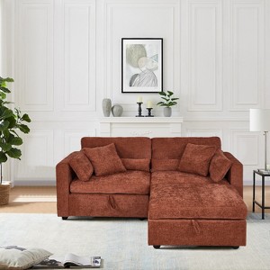 MyDepot Modern Sectional Sofa with Storage Function and 2 Pillows - 1 of 4