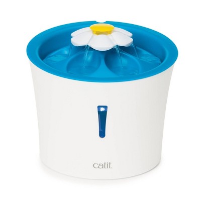 Catit Flower Fountain with LED Nightlight - Blue