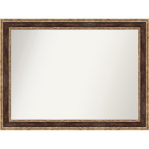 Amanti Art Ridge Non-Beveled Framed Bathroom Vanity Wall Mirror - 1 of 4