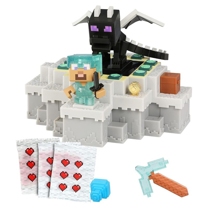 Moose Toys Treasure X Minecraft Caves & Cliffs Ender Dragon Playset, 1 of 5