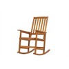 SKRAN Acacia Indoor Rocking Chair, Outdoor Solid Wood Patio Furniture for Bedroom, Living Room, Porch - 4 of 4