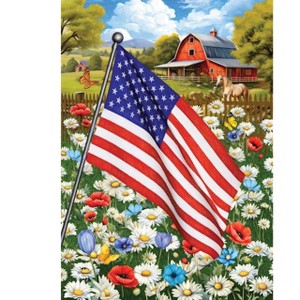 Briarwood Lane Summer Garden Flag 12x18 For Outdoor American Flower Field For Summer Garden Flag Flags For Outside - 1 of 4