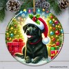 Sparkling Yuletide Black Labrador Retriever Ornament, Joyful Christmas Gift| OrnamentallyYou - image 4 of 4