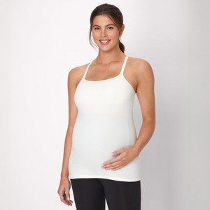 Hanes Maternity Women's Nursing Racerback Tank - 1 of 4