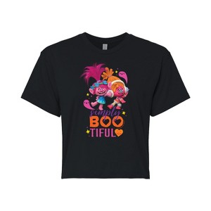 Women's - Trolls - Simply Bootiful Poppy Cropped Graphic T-Shirt - 1 of 4