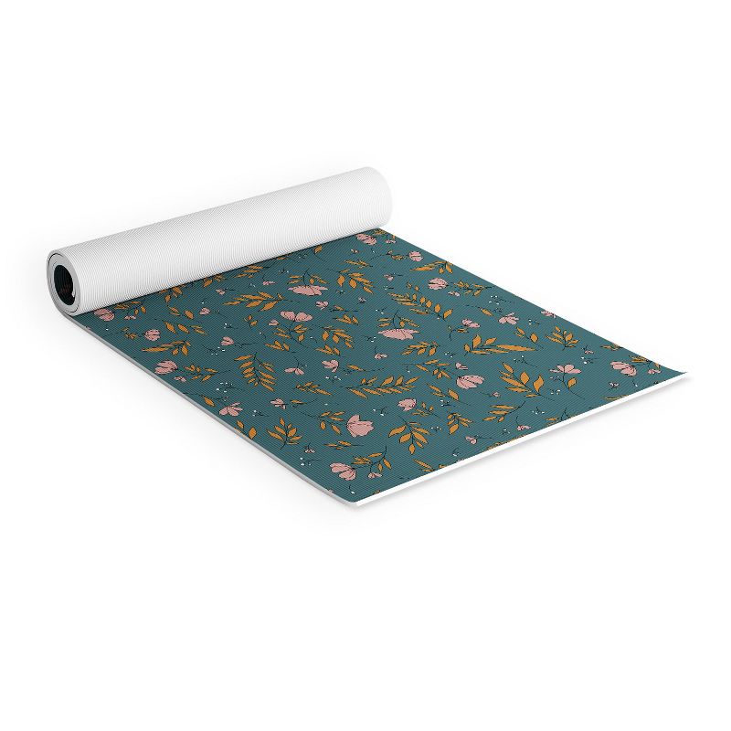 The Optimist I Can See The Change Flora (6mm) 24" x 70" Yoga Mat - Society6, 2 of 4
