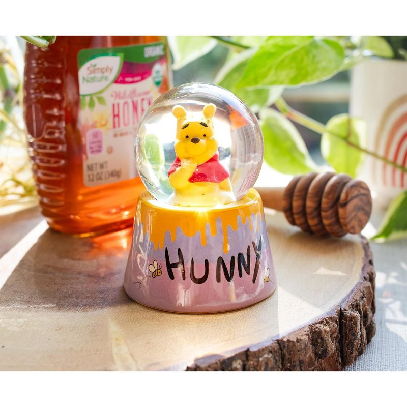 Silver Buffalo Disney Winnie the Pooh "Oh, Bother" Light-Up Mini Snow Globe | 2.75 Inches Tall, 4 of 10