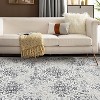 Area Rug 5'x7' Washable Living Room Accent Rug Indoor Vintage Distressed Carpet Low Pile Bedroom Office Dining Room Grey - 2 of 4