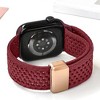 HTUTWOO Hollow Breathable Apple Watch Band, Woven Nylon Magnetic Strap 38/40/41/42/44/45/46/49mm for iWatch Series 10 9 8 7 6 5 4 3 2 1 SE Ultra - 4 of 4