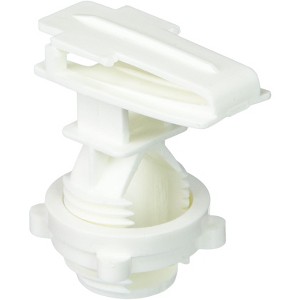 Field Guardian TRU TESTTRU TEST 816066 Rod Post Wide Tape Insulator, Fits Posts 1/4" to 3/4" in Diameter, White - 1 of 1