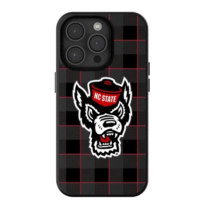 Keyscaper NCAA Plaid MagSafe Compatible Cell Phone Case for iPhone 15 Pro Max