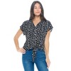 WEST K Women's Skye Dolman Sleeve Tie Front Blouse - 3 of 4