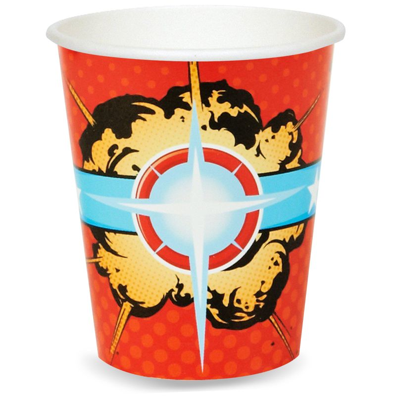 Birthday Express Superhero Party Paper Cups, 1 of 2