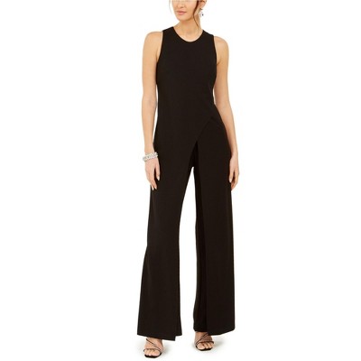Adrianna Papell Womens Overlay Jumpsuit