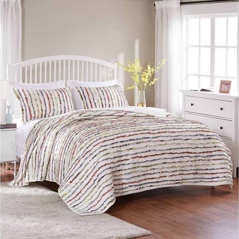 Greenland Home Fashions Bella Ruffle Quilt Set, 4 of 6