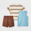 Toddler Boys' 3pk Jersey and French Terry Shorts Set - Cat & Jack™ - 2 of 4