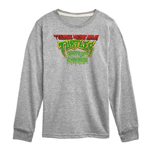 Boys' - Teenage Mutant Ninja Turtles - Movie Logo Long Sleeve Graphic T-Shirt - 1 of 4