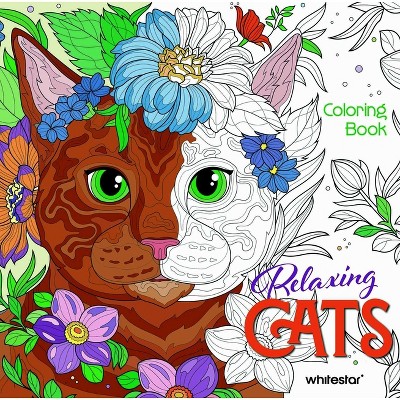 Relaxing Cats Coloring Book - (Calm Coloring: Natural Wonders) by  American Psychological Association (Paperback)