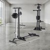 Rowing Machine, 2 in 1 Rowing & Cable Machine Adjustable LAT Pull Down for Home Gym – High/Low Pulley Stations 265LBS Capacity Compact Design - 2 of 4