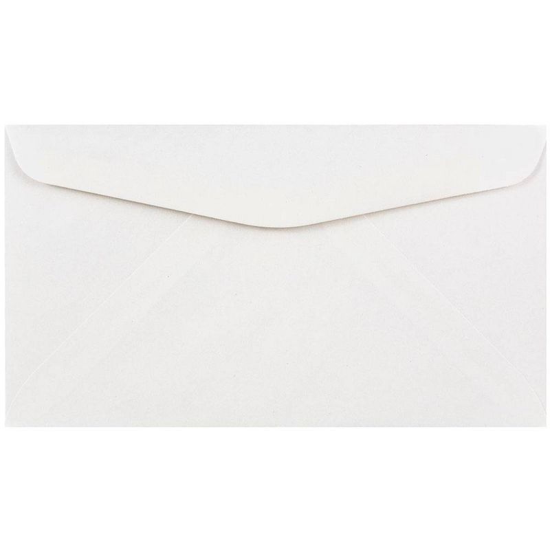 JAM Paper 50pk 3 5/8&#34;x6 1/2&#34; Business Envelopes White, 1 of 5