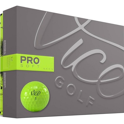 Vice Pro Soft Golf Balls - Neon Yellow
