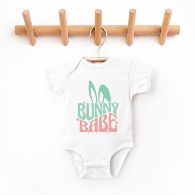 The Juniper Shop Bunny Babe With Ears Baby Bodysuit