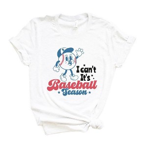 Simply Sage Market Women's I Can't It's Baseball Season Short Sleeve Graphic Tee - 1 of 4