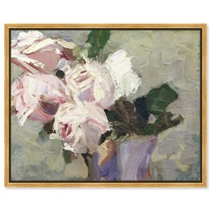 Art Remedy Blooming Vase Chic Farmhouse Wall Art Framed - 1 of 4