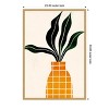 Amanti Art Peter the Plant by Eins Kubistika Canvas Wall Art Print Framed - 3 of 4