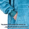 Tirrinia Women Oversized Hoodie Blanket Sweatshirt, Super Soft Warm Giant Wearable Blankets, Gifts for Women Men - 3 of 4