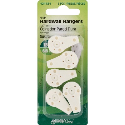 Anchor   15 Lb. Capacity Hardwall Hanger (5 Count) 121121 Pack of 10