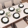 REGALWOVEN Faux Leather Heat Resistant Waterproof Wipeable Place Mats 6 Pcs - 2 of 4