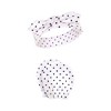 Hudson Baby Infant Girls Cotton Headband and Scratch Mitten Set, Watermelon, 0-6 Months - 4 of 4