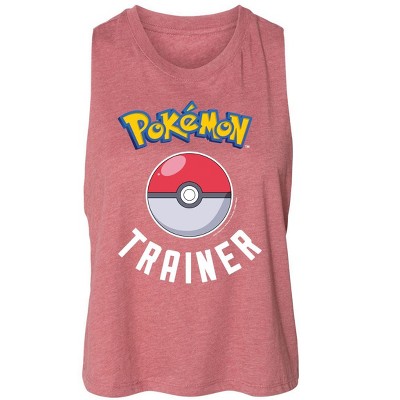 Women's Pokémon Pokémon Trainer Graphic Racerback Tank - Heather Mauve - Small