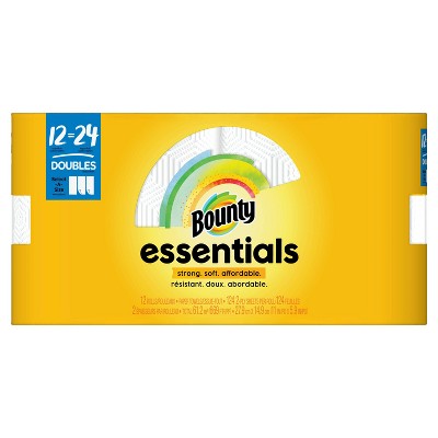 Bounty Essentials Select-A-Size Paper Towels - 12 Double Rolls