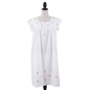 Saro Lifestyle Embroidered Nightgown