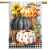 Briarwood Lane Fall House Flag 40x28 For Outdoor Pumpkin Basket Stack For Fall House Flag - 2 of 4