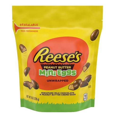 Reese's Milk Chocolate Peanut Butter Crème Easter Candy Mini Eggs